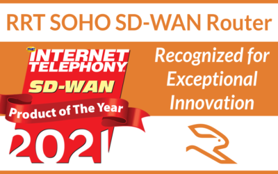 RabbitRun Technologies Awarded SD-WAN Product of the Year – 2021 INTERNET TELEPHONY